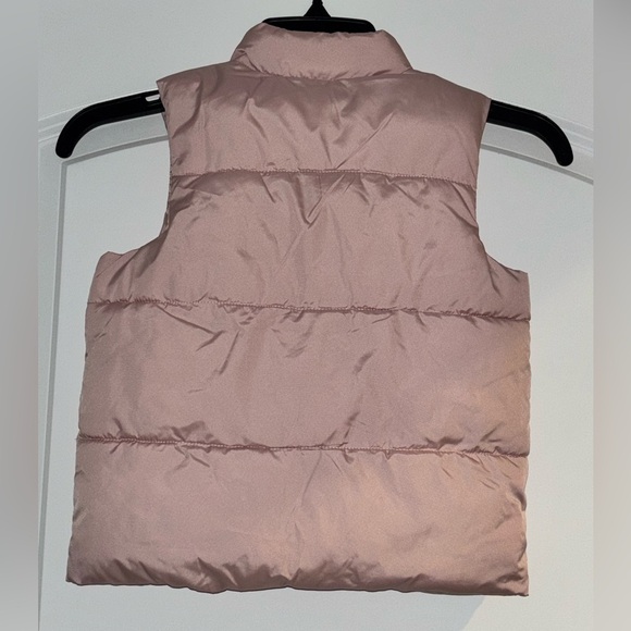 Old Navy Blush Pink Water-Resistant Vest Toddler Girl - Picture 2 of 4